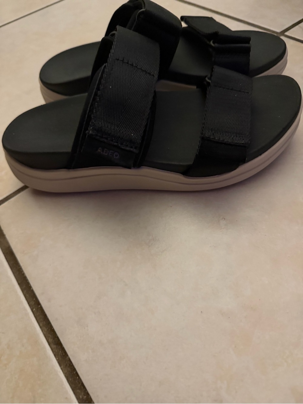 Aerosoles Black Strap Comfort Sandals